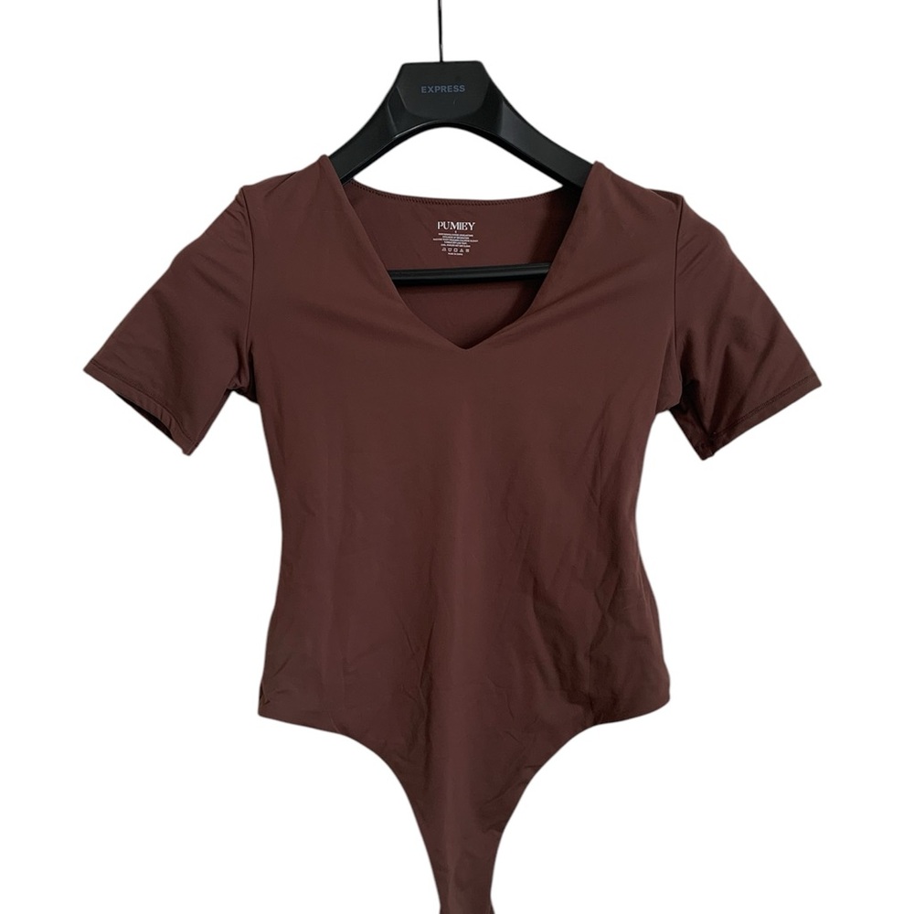 Pumiey V-Neck Bodysuit